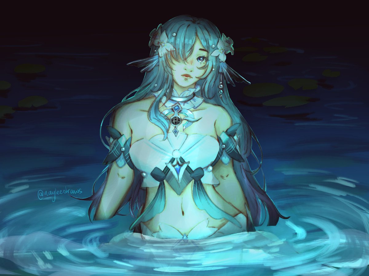 nayleedraws's tweet photo. pretty vodyanitsa 💦
#genshinimpact #fanart https://t.co/Xv0xV5t4Ej