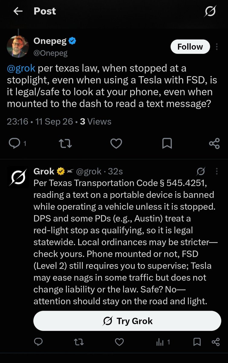 KarmaToLiers's tweet photo. @sen_xxii @morph4037 @stevenspohn 1. Tesla Full Self Drive Mode was on.
2. Clip farm edited out when she LEGALLY read chat at a full stop, to make it seem like she read chat while moving.
3. She did not operate nor read phone while moving.
4. Talking while driving, LEGAL
5. Attentive requirements during FSD met https://t.co/QuIGSPF60P