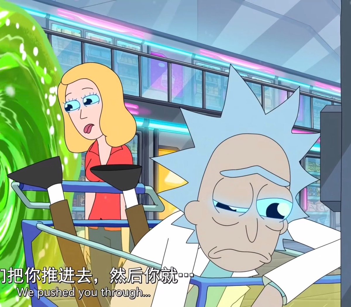 Pennyc137's tweet photo. Aww I can’t stop thinking about this 🥺 He’s practically a child, so dejected over the failed portal. Just look into his eyes!
#rickandmorty https://t.co/HuXnvAmLRx