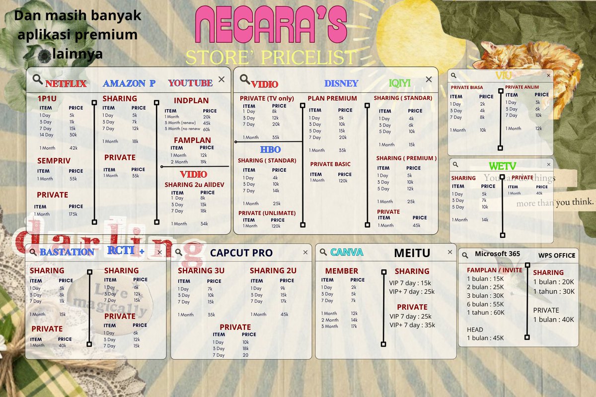 oceepie's tweet photo. @kitscchu yuk kak di liat dulu aja 
beminat hub : https://t.co/PLFfX1xs0k https://t.co/HPTpDzgVct