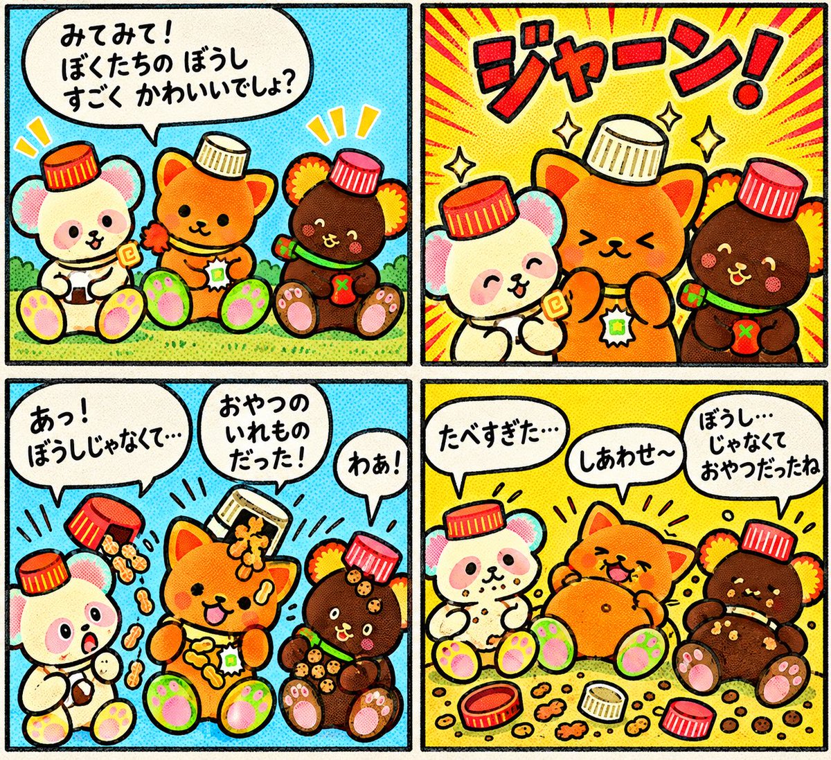 vszdvu's tweet photo. 色ムラさえ無かったら、完璧なんです。
🐱🐻🐼
#生成AI https://t.co/7PWcXTS59E