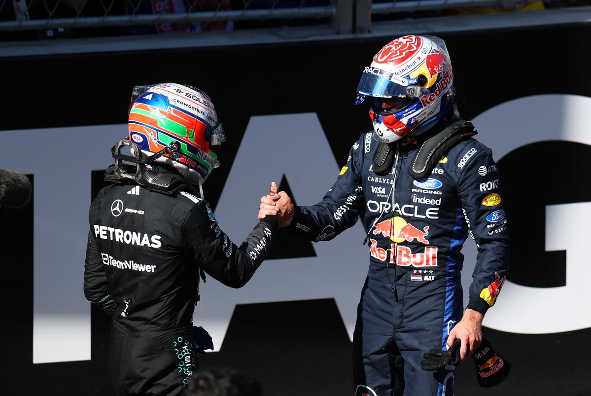 F1's tweet photo. History made by Kimi Antonelli! 😮‍💨

The MADRING's first-ever F1 winner 💪

#F1 #SpanishGP https://t.co/Z41a1FBXyf