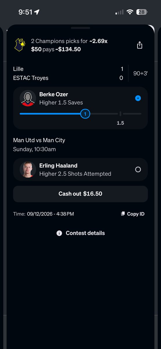 manmanparlay's tweet photo. @Underdog update the lines man berke had 2 saves yall still got him at 1 https://t.co/hBOYEP41Lz