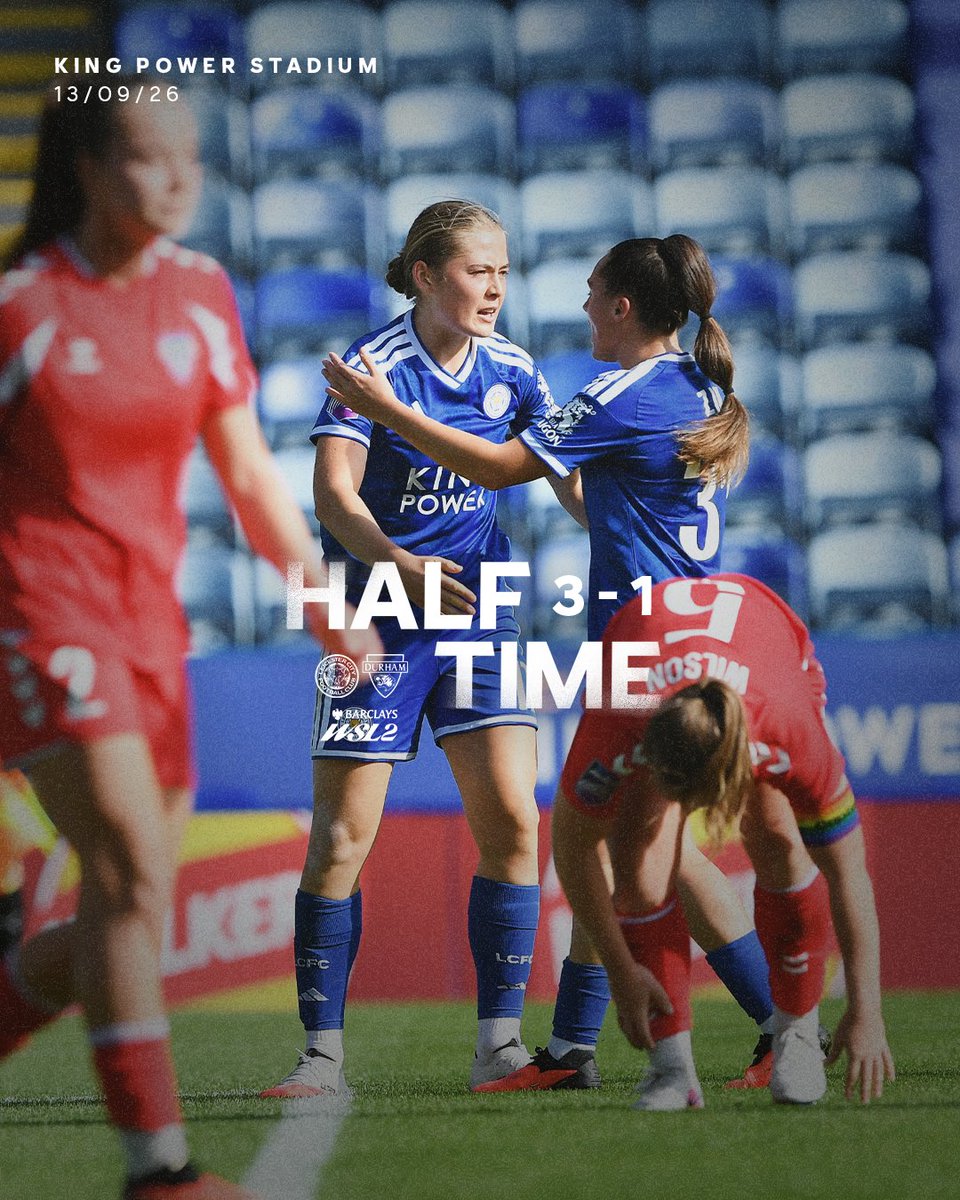 LCFC_Women's tweet photo. Turning it around to lead at the break 🤛

#LEIDUR https://t.co/UddQaU2nBW