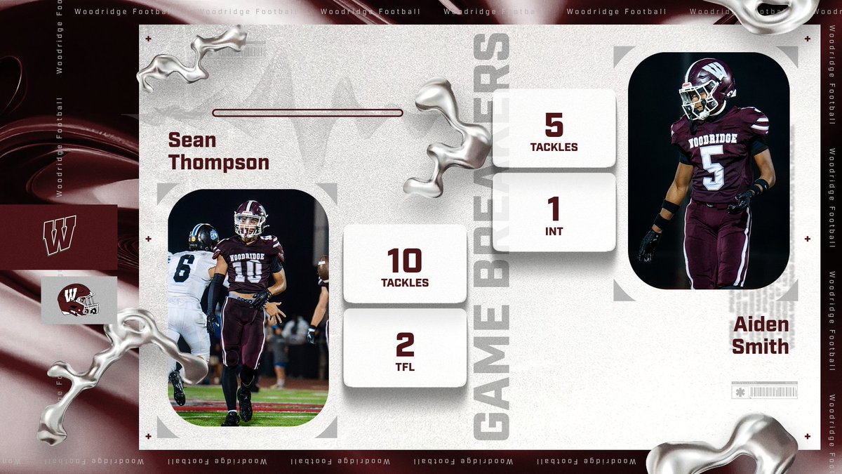 WoodridgeFB_'s tweet photo. With only 91 Yards allowed, here were some BIG Defensive Performers, among many in #WoodridgeFootball's Win over Field Friday Night!

#LEAD #BulldogCountry https://t.co/RSKkNr7NVw