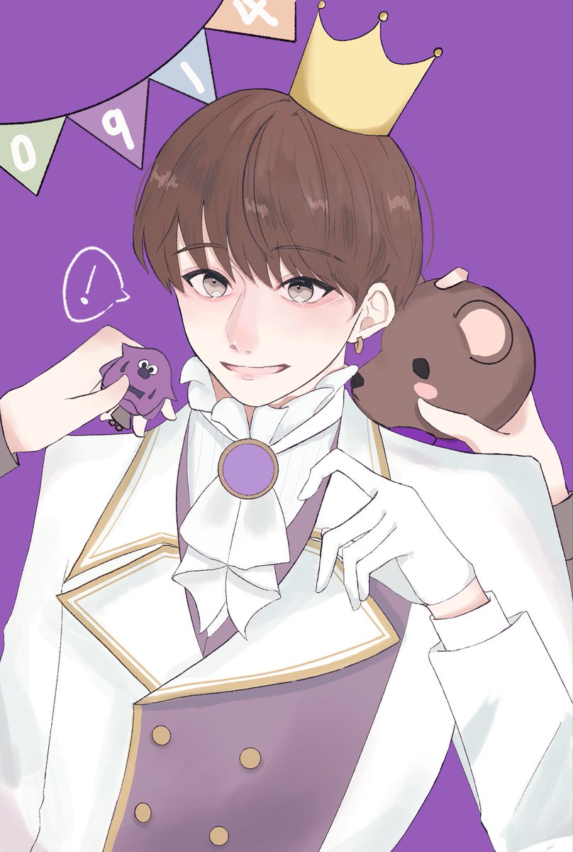 ___03___0's tweet photo. 38歳！みやの歳だー！
宮田くんお誕生日おめでとう！💜
いつも姫のことを第1に思い浮かべてくれて嬉しいです！！大好きだ！！🥰🥰
#宮田俊哉誕生祭2026
#HBDToshiyaMiyata2026 https://t.co/RnZYSrFAfA