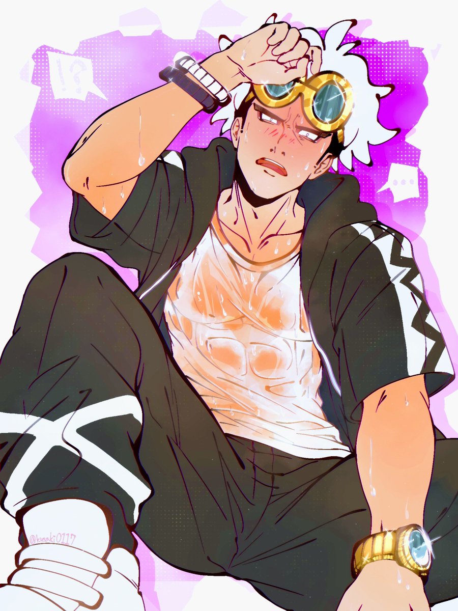 kusaki0117's tweet photo. 汗だくグズマ 😋😍😍💀⁉️ https://t.co/kHMtXdu3HG