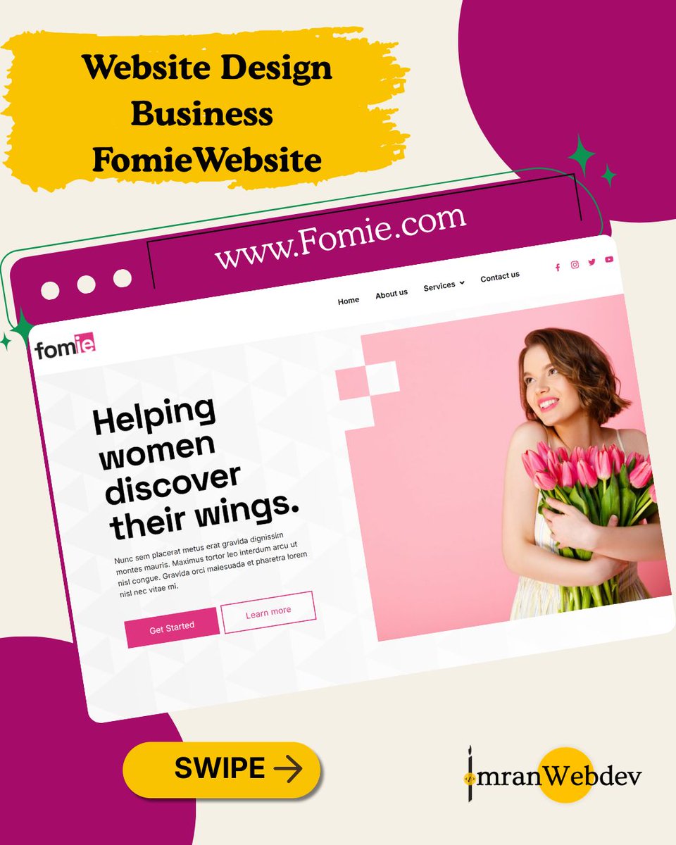 MdImran5722's tweet photo. A website that looks good, builds trust, and drives action. 🎯
Fomie — a modern website concept designed with purpose, clarity & conversion in mind.
Design. Build. Grow. 🚀
#WebDesign #WebsiteDesign #UIUX #BusinessWebsite #WebDevelopment #DigitalMarketing #ImranWebdev https://t.co/zichaSybr4