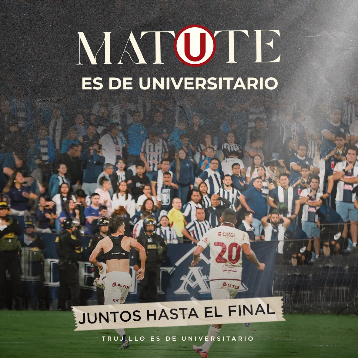 TU1924's tweet photo. Y en el tiempo fuimos adoptando espacios, como Matute, lugar en el que siempre fuimos felices.

Seguimos peleando. Vamos Universitario.

#trujilloesdeuniversitario https://t.co/vvtWz2ZQPU