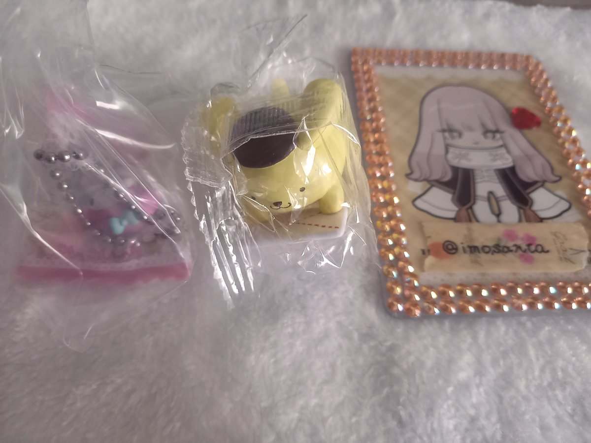 imosanta's tweet photo. 【交換】サンリオ　ぞうきんがけレース　シャカシャカテトラチャーム　ガチャガチャ

譲)マイメロディ　ポムポムプリン

求)同種キティor定価

横浜手渡しできる方のみ
お気軽にお声がけください https://t.co/h8FXU1S4H5