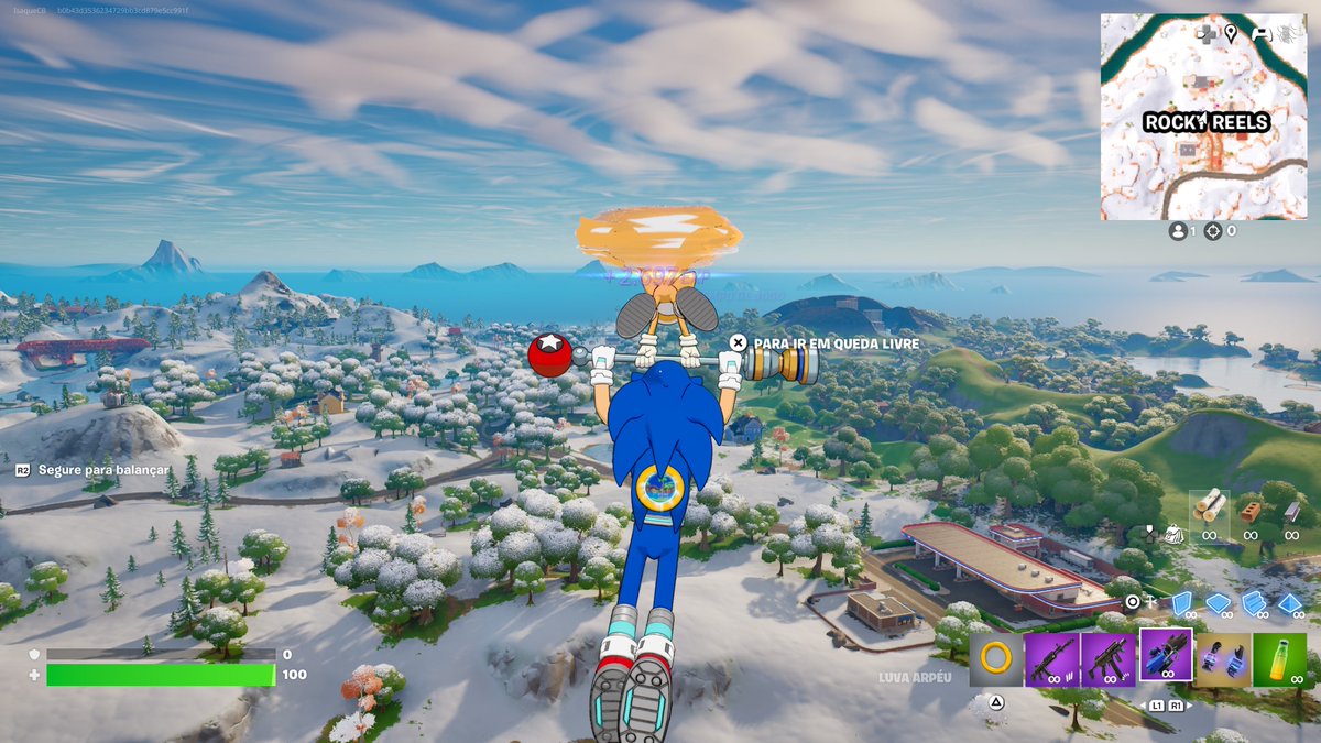 isaquecc10's tweet photo. Sonic is in the best Fortnite map ever!!!!! https://t.co/RiK9vqMx8r