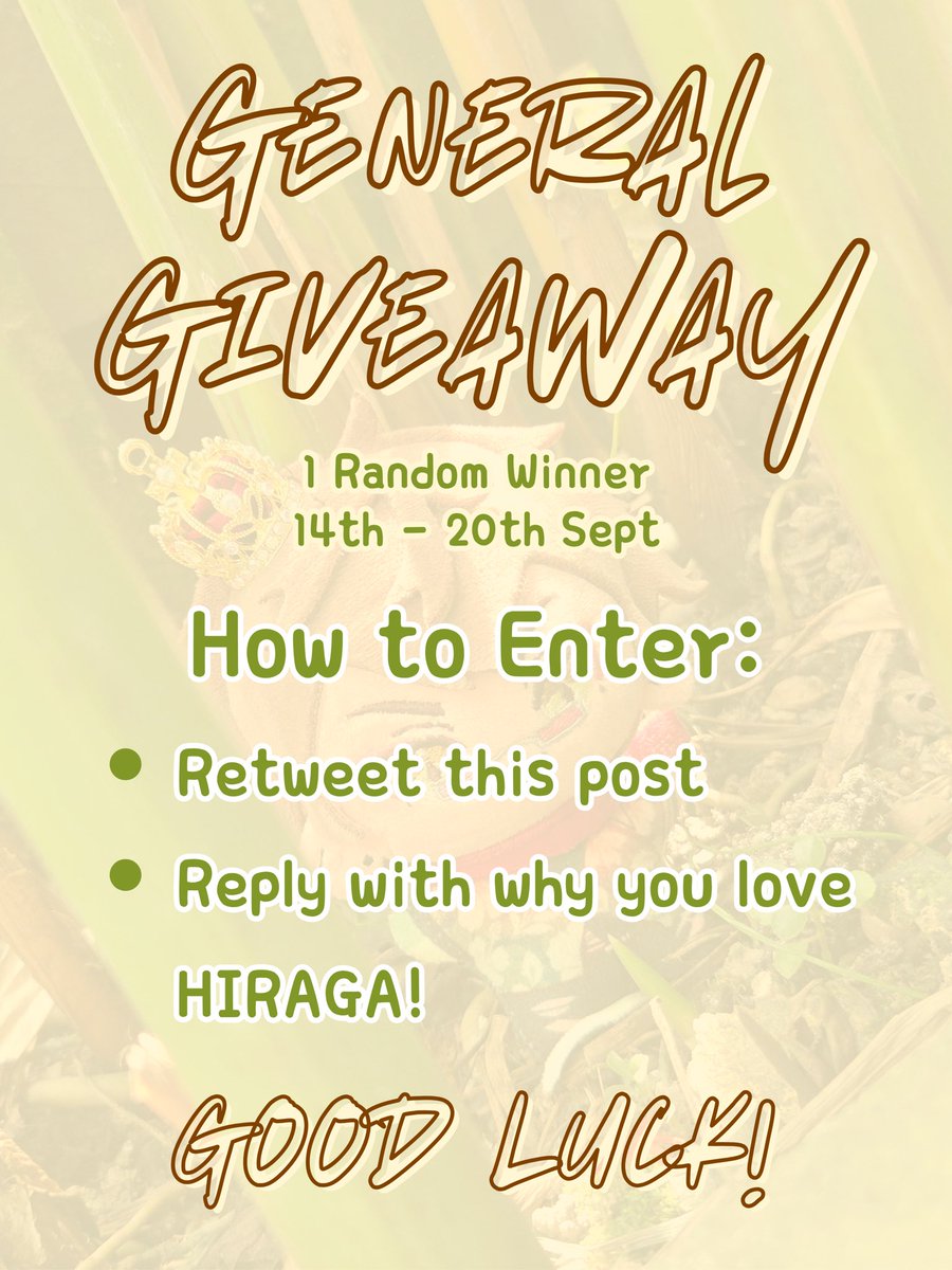 kri5pp's tweet photo. ⭐️ HIRAGA PLUSHIE GIVEAWAY ⭐️

👑 3 winners will get a plushie and free shipping!
🦎 Read below for details and how to participate! 
⭐️ #12THIGUANNIVERSARY_ARTGA #12THIGUANNIVESARY https://t.co/hMDyN4dWvz