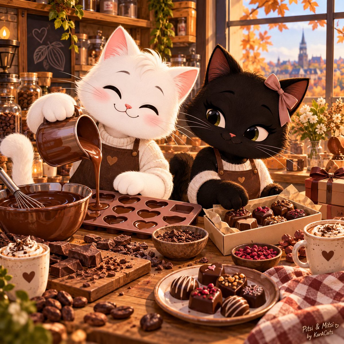 PitsiMitsi's tweet photo. A little chocolate makes Sunday sweeter. 🍫🤍🖤
#InternationalChocolateDay #PitsiAndMitsi
Follow us 🤍🖤
https://t.co/1FzYQNTcVq  https://t.co/HlWq3tiqjU
