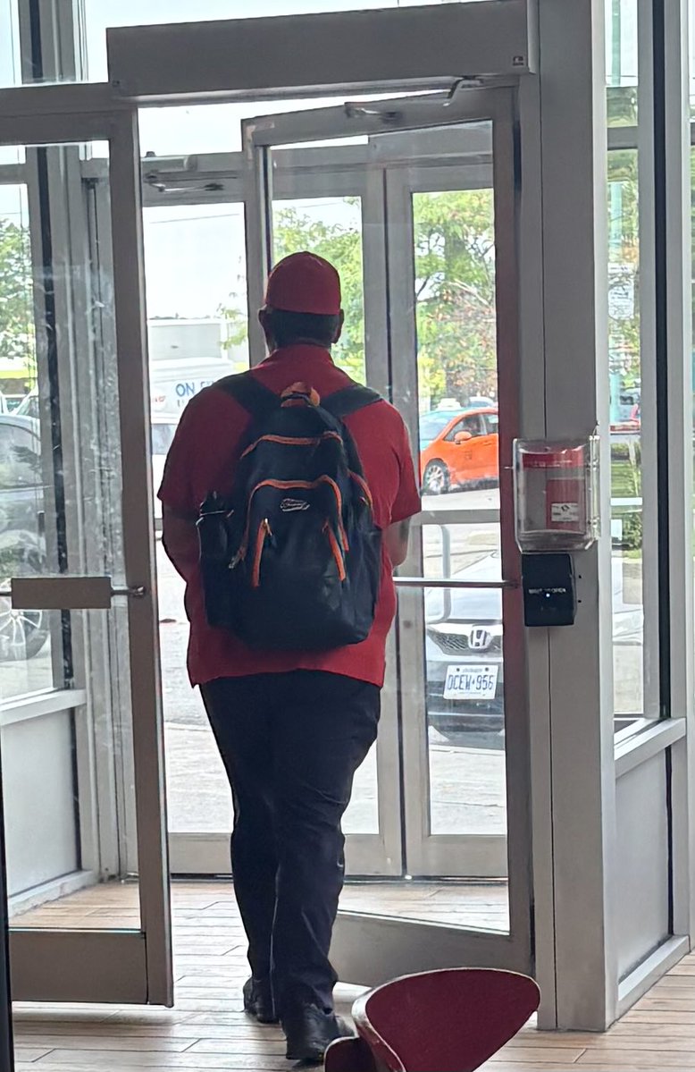 Gabi_83's tweet photo. @TTChelps  This TTC driver was at a Tim Hortons on trethewey drive right by a bus stop for route 158. He yelled at the Tim Hortons employee and then told me to “FUCK OFF” when I stepped in to defend her. All this while in full TTC uniform. DO BETTER https://t.co/xrtxfh0Mtv