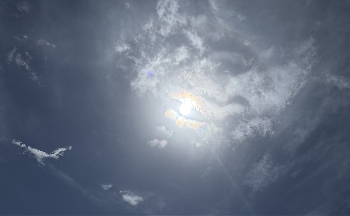 leidyldb's tweet photo. Después de la llovizna y un calor sofocante, sale este hermoso y tímido halo solar😍Bendecida tarde🙏 @DeborahTiempo @adamonzon @CycloforumsPR @zamiratv @SLopezTiempo @SusanSoltero @carlosomartv #13sept #sunday #Caguas #PuertoRico #naturebeauty #photo #FelizDomingo #prwx #weather https://t.co/2TznotfD1e