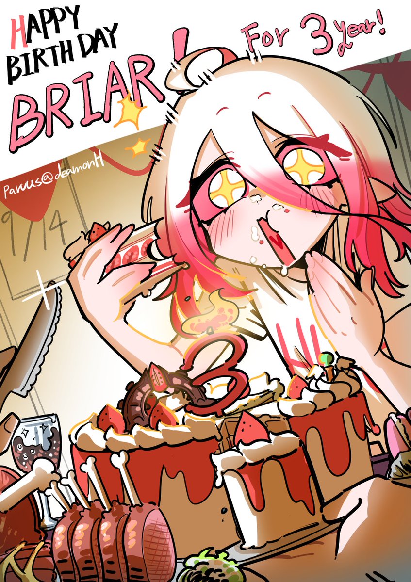 parvus_daemonH's tweet photo. HAPPY BIRTHDAY BRIAR!!! #BRIAR #leagueoflegends https://t.co/rwUINVe7p1