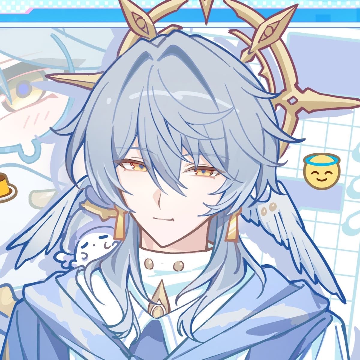__machinery's tweet photo. when the character has mh issues and angel motifs guh 🤤🤤 https://t.co/EvRJcCKDOx