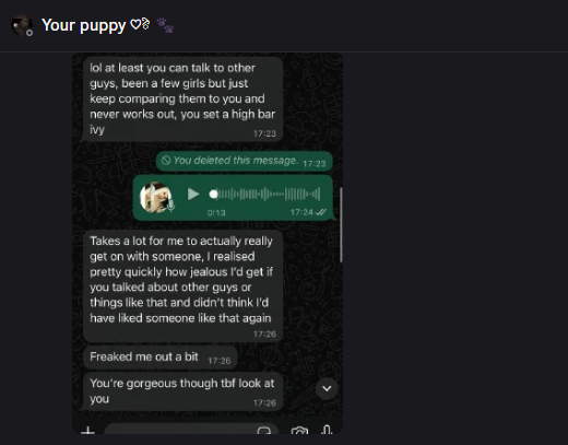 Sulakeville2's tweet photo. Benjamin (Ivy or "blonde_dol") from Ireland openly admits meeting 16-year-old boys to fulfill her sick trans fantasies. Instead of keeping it secret, she brazenly shows her actions in plain sight on Instagram and makes it obvious in chats. https://t.co/Tw2jfq1JnW