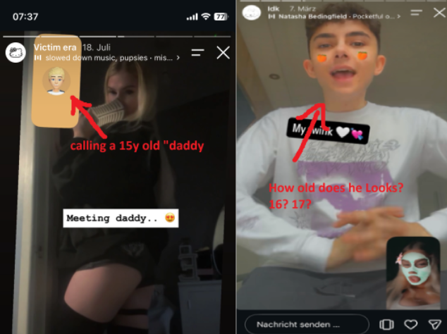 Sulakeville2's tweet photo. Benjamin (Ivy or "blonde_dol") from Ireland openly admits meeting 16-year-old boys to fulfill her sick trans fantasies. Instead of keeping it secret, she brazenly shows her actions in plain sight on Instagram and makes it obvious in chats. https://t.co/Tw2jfq1JnW