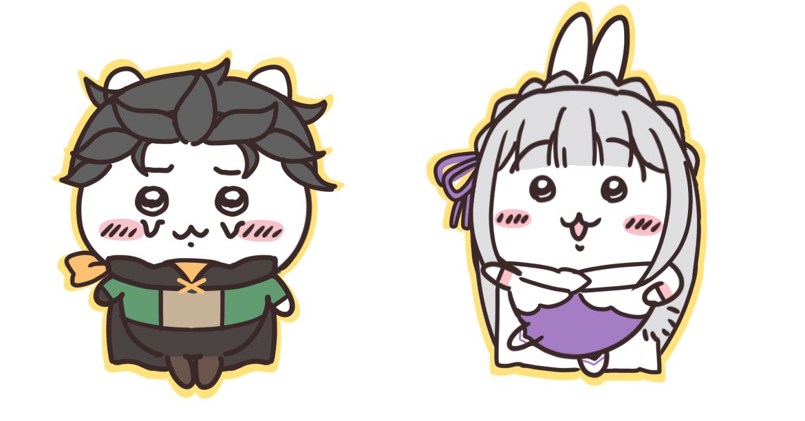 synth_illus's tweet photo. Re:Zero x Chiikawa
#リゼロ https://t.co/0jlpYiCeAI