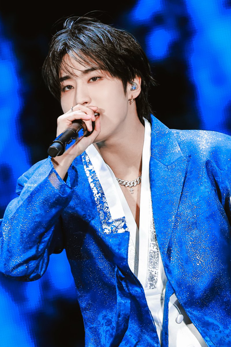 hanhaepari's tweet photo. ( ՞ෆ ෆ՞ ) 

#한 #HAN
#스트레이키즈 #StrayKids
#한이의_유성우가_내리는_날 
#HANWrittenWithLove
#HappyHANDay https://t.co/uzXioZxbMC
