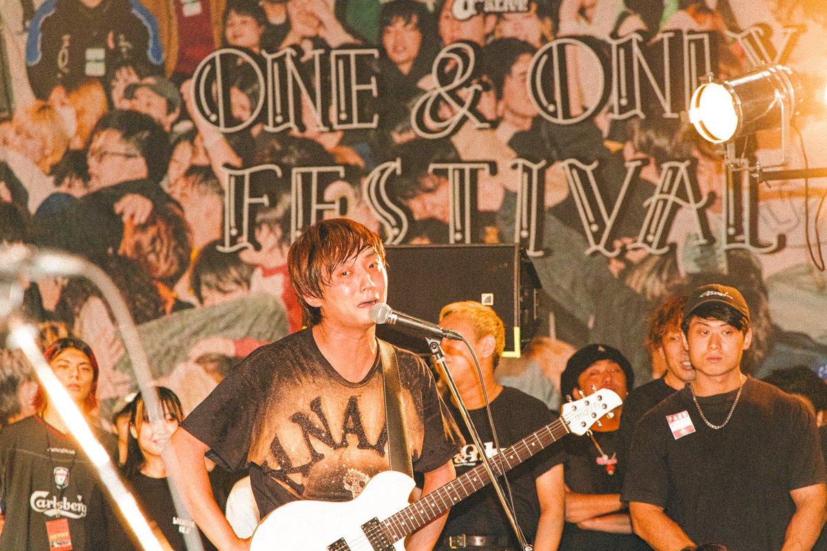unmaskalive's tweet photo. This is ONE &amp; ONLY FESTIVAL

とにかくここでやれて良かった。

沢山暴れて沢山酒飲んでくれて本当に感謝です。これを更にデカくしていこう！！

📷 @piikann38_photo https://t.co/KyYx150UOy