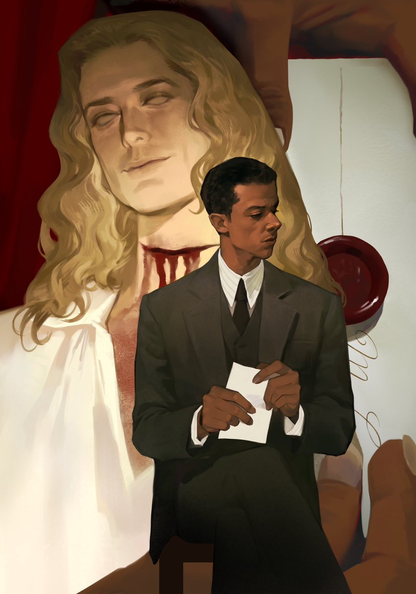 lizzyartworld's tweet photo. face pressed up against your longing.

Redraw my first loustat fanart from a year ago #iwtv https://t.co/pHsf4YH7L4