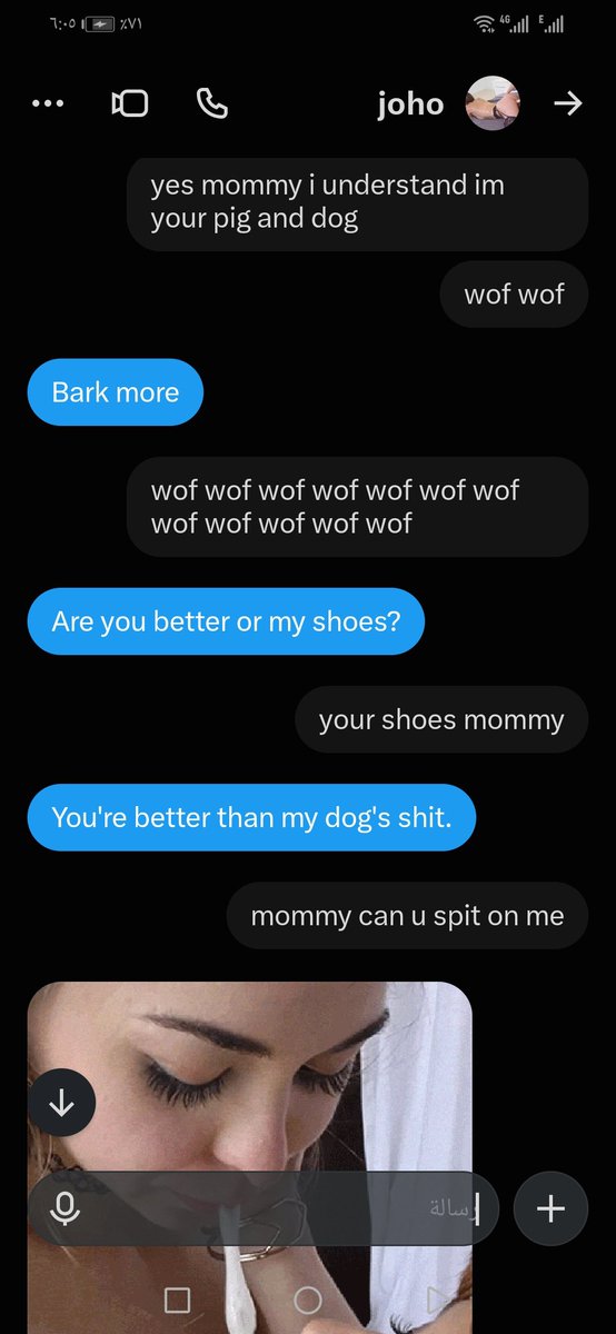 PR18SELN's tweet photo. #Everyone #Pig #Slavery #Dominant 
I have taken in a new whore and made her my dog; her only purpose is to worship me. 
It has become a worthless toy in my hands. https://t.co/LTeR4aOpiG