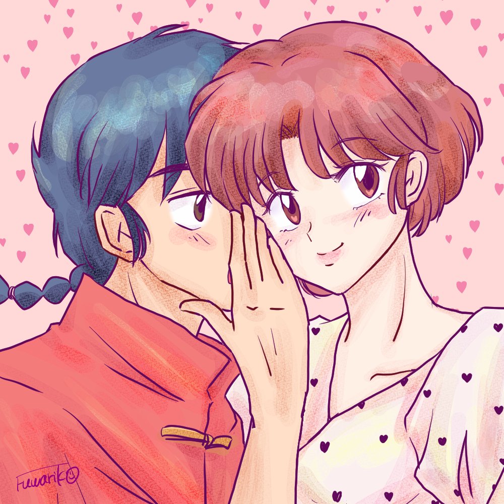 VLby4's tweet photo. ナイショ話♡
#乱あ　#ranma https://t.co/WLlDN93WHE