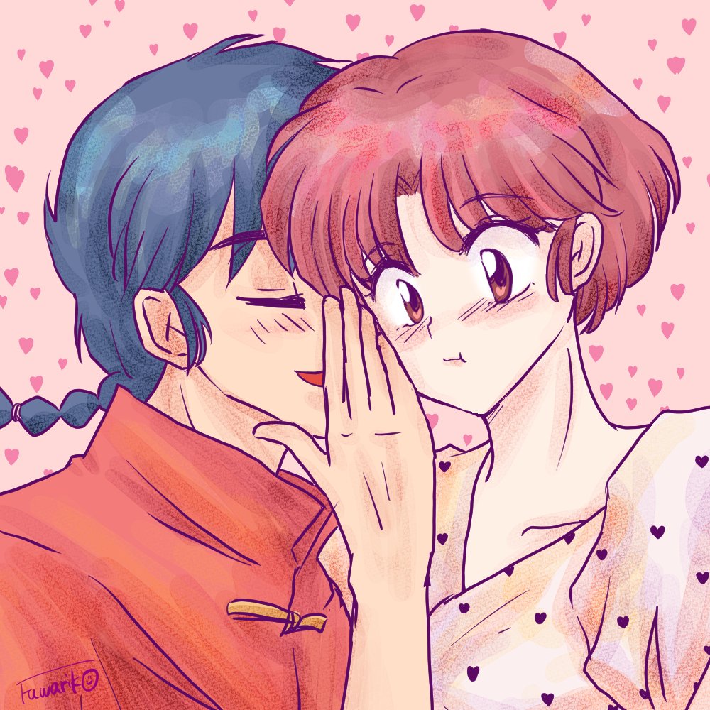 VLby4's tweet photo. ナイショ話♡
#乱あ　#ranma https://t.co/WLlDN93WHE