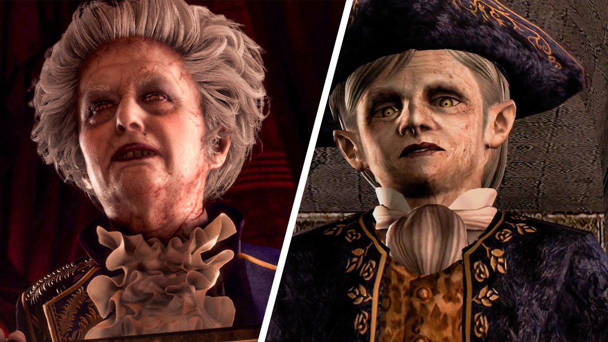 Moerthomore's tweet photo. Whoever at Strap-com thought the thing on the left was a proper remake for RE4's Salazar should be blacklisted from character design for eternity. https://t.co/7x3P4vVsza