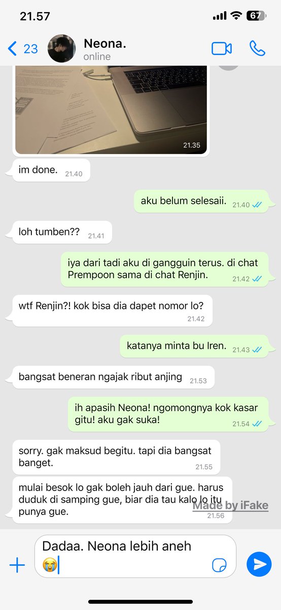 achaistyping's tweet photo. a Renjin, Guinzly, Neona au

Permpoon: orang lama apa orang baru?
Guinzly: orang belum boleh pacaran!!

©achaistyping. https://t.co/5SkG3RW4Yr