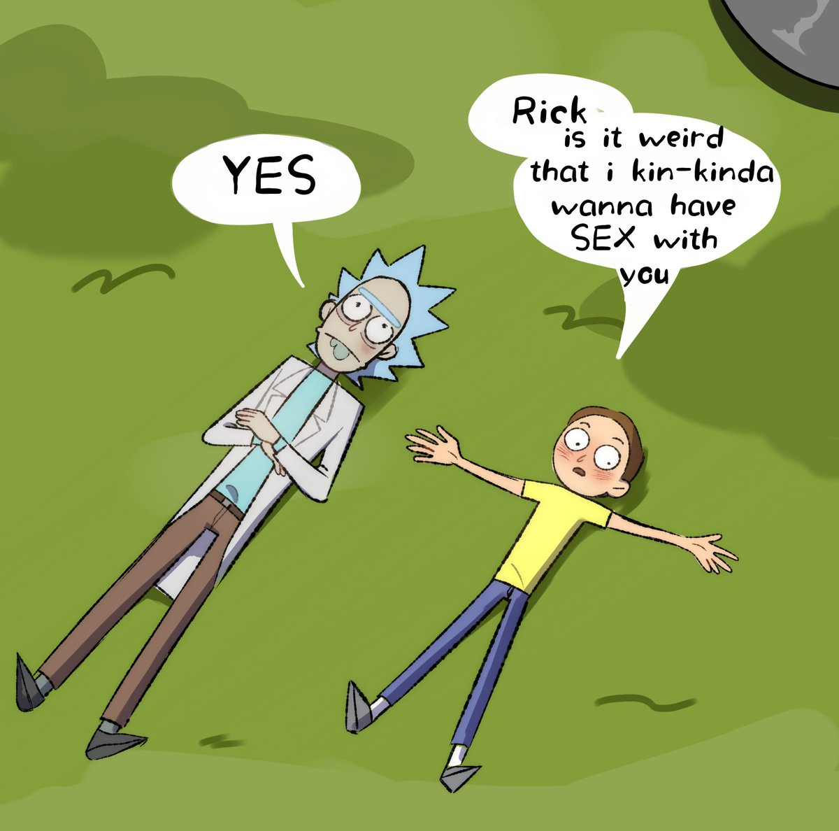 XallancitoXX's tweet photo. Not really weird (?)
#rickanmorty #rickorty https://t.co/RXQsCPPozn