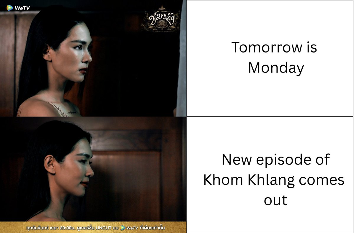 aloha_0101's tweet photo. I can't believe they gave us Orange Jacket Guy meme, but Khom Khlang edition

#KhomKhlangTheSeries https://t.co/MYrc4XUNMq