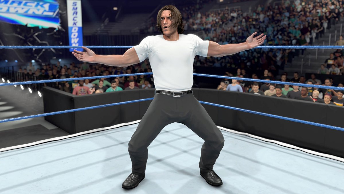 Tybur0099's tweet photo. "Come let me take you back. Turn back the hands of time."

#WWE2K26 Domino

Moveset by @RuthAggMoves 

CC Tags: Tybur0099, Domino https://t.co/OchjNs9dhA