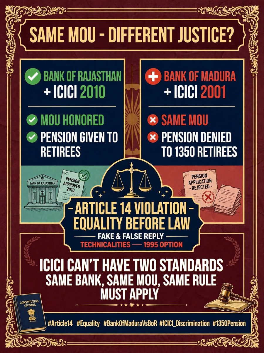 BandanaMrs's tweet photo. #ICICIBank #PMOIndia #DFS #PENSION  #SENIORCITIZENSRIGHTS #BANKOFMADURA #RBI #SEBI #BSE #NSE  #NewYorkStockExchange #LondonStockExhange #AIBEA #CHVENKATTAMAN #BEFI #SBIOA #NDTVPROFIT #AIBRAF #DRMEDHAKULKARNI #IBA #JAGANATHANSWAMINATHAN #RAKESHJHA #SANDEEPBATHRA #SANDEEPBAKHSHI https://t.co/bFqgm2jFJy