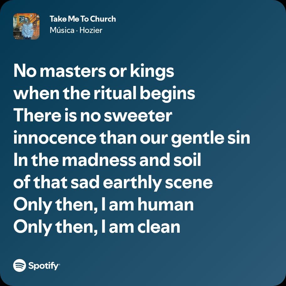 itwillcomebacks's tweet photo. 13 years of take me to church aka 13 years something literally shifted https://t.co/tLF3h9050C