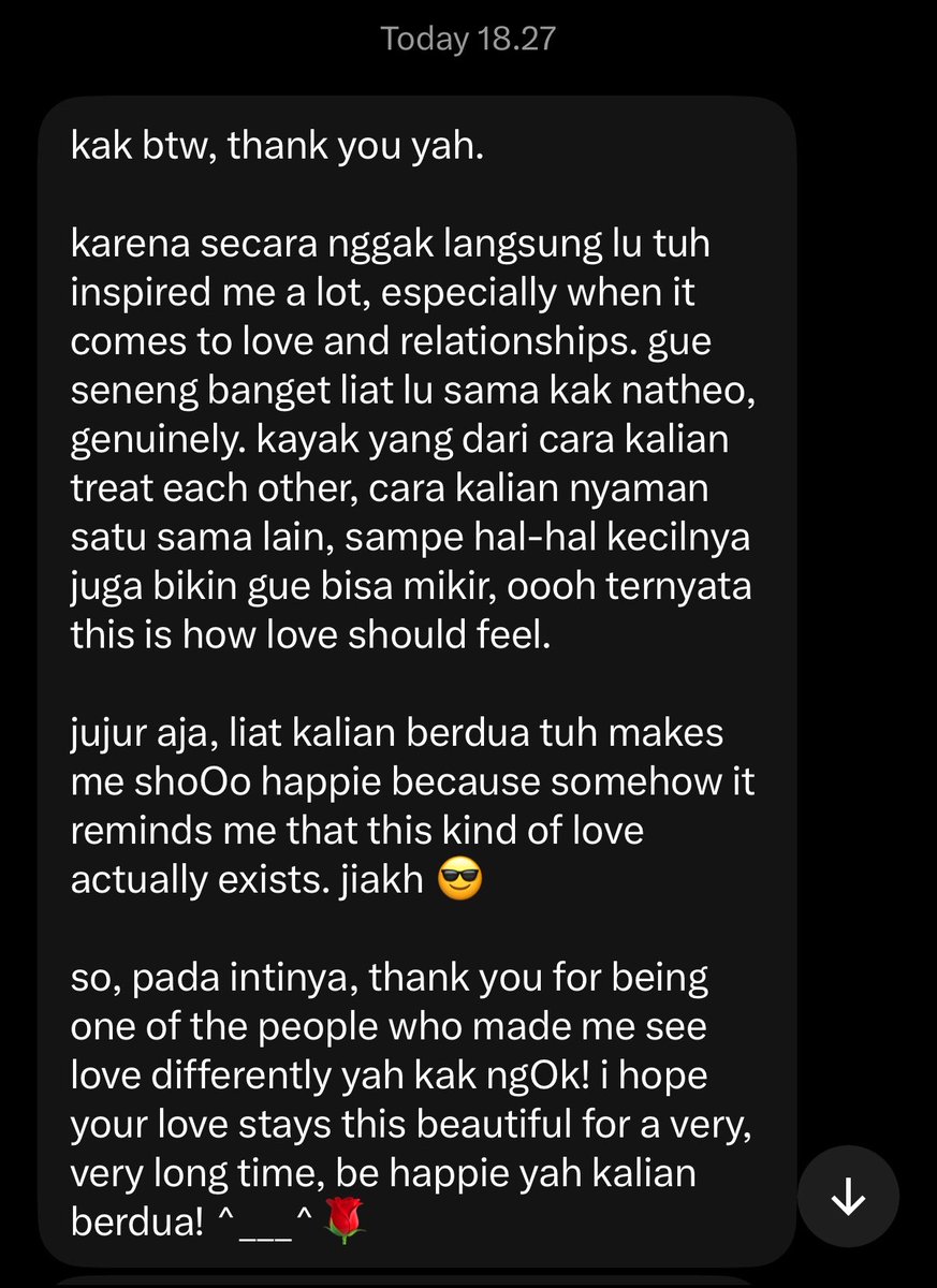 Jenolae's tweet photo. Got a little message from my little sister that truly warmed my heart. I hope she, and everyone reading this, gets to experience a love that is sincere, deep, and unconditional. A love that reminds you every day just how worthy you guys are of being loved. https://t.co/GwHFjA6RWd