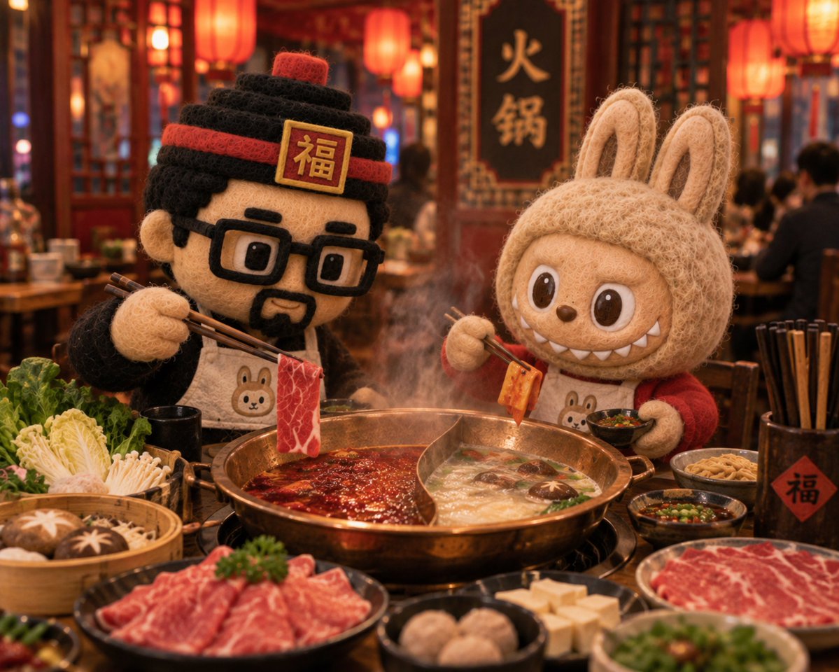 ChineseDollOnRH's tweet photo. Grabbing hotpot with Ozzy https://t.co/6t8xQELYyG