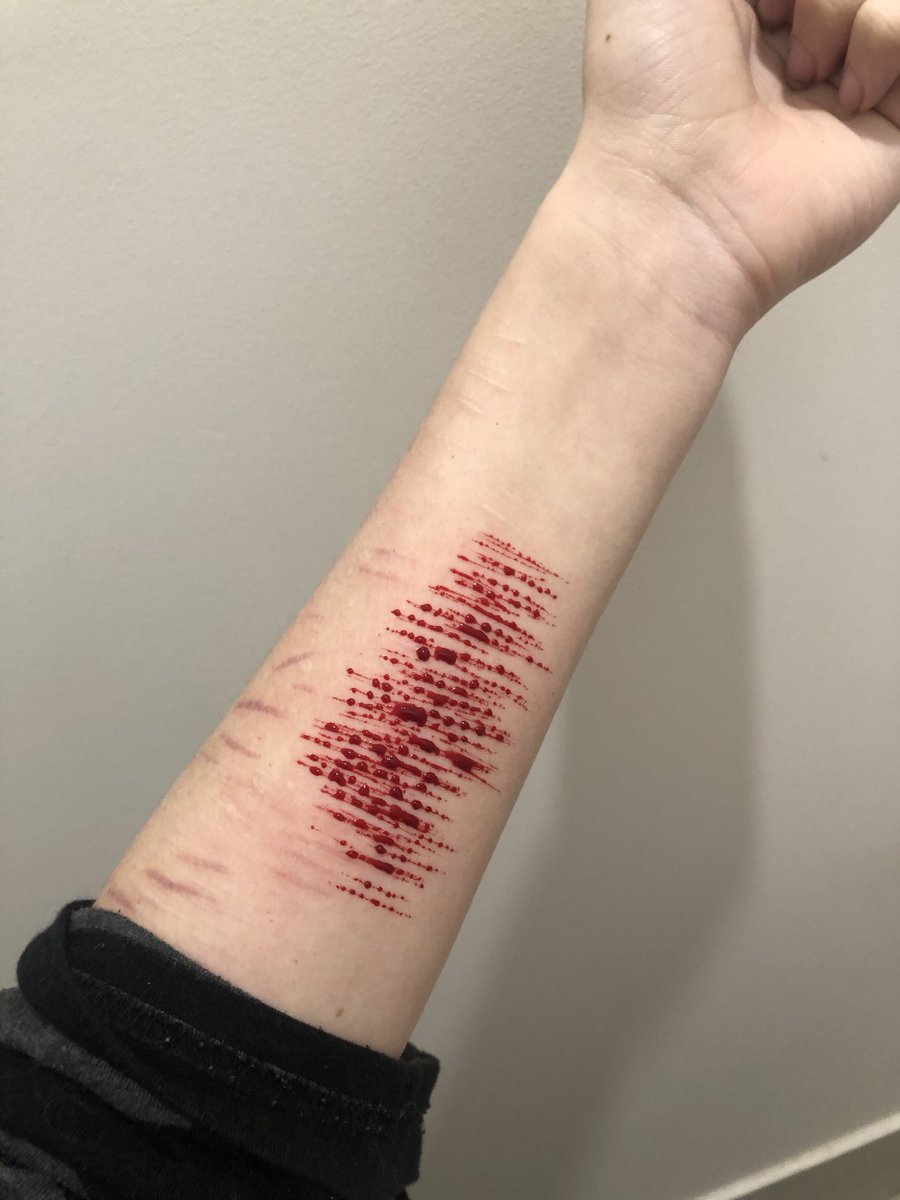 pupvinn's tweet photo. first catscratch sesh in yrs 

SFX HALLOWEEN MAKEUP!!! https://t.co/VQ3BwyKWAU
