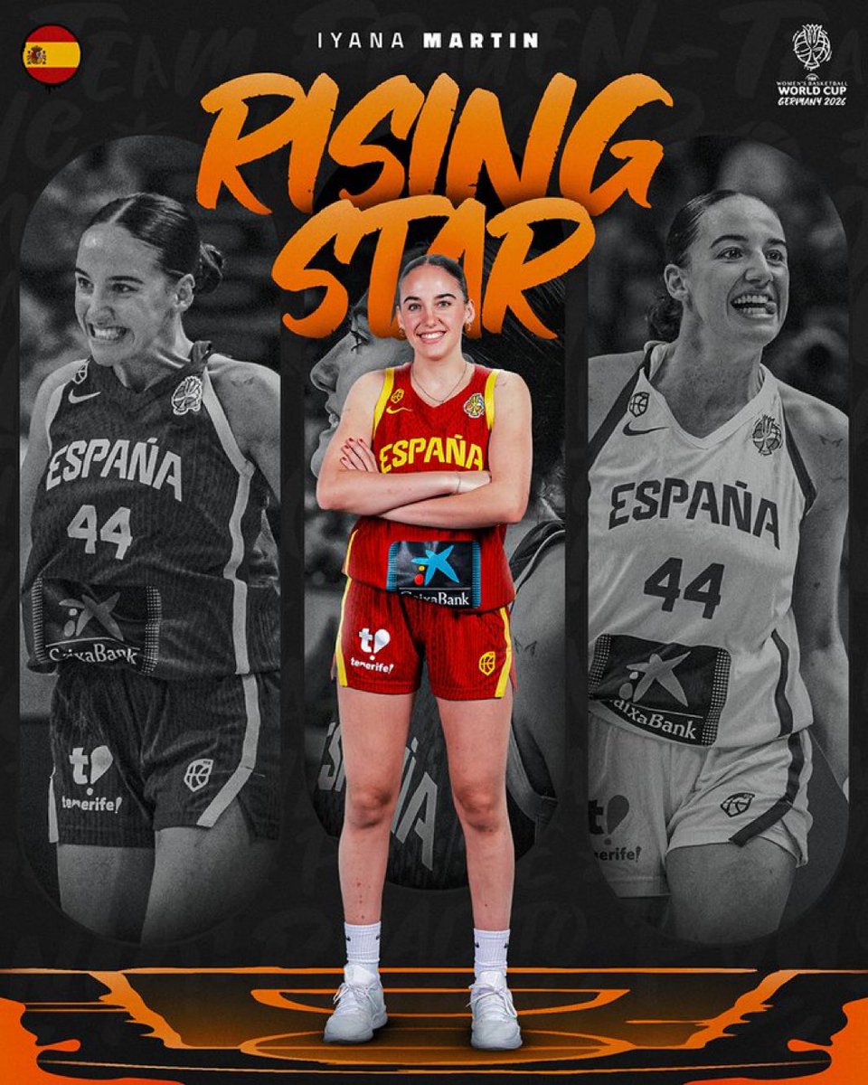 GIGANTESbasket's tweet photo. IYANA MARTÍN 🇪🇸💎

📈 LA MEJOR JUGADORA JOVEN DEL MUNDIAL

📸FIBA | #FIBAWWC x #WeOwnTheGame https://t.co/pS5XWTmh5X