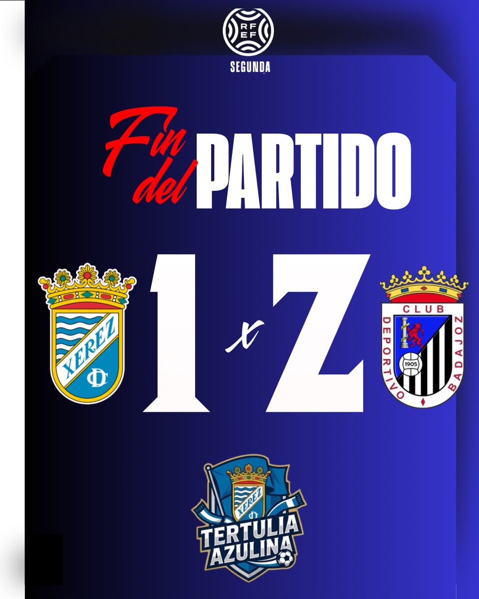 TertuliaAzulina's tweet photo. ⌛Final del partido en el Municipal de Chapín 

💔Dura e injusta derrota ante el CD Badajoz https://t.co/yElezWlab6