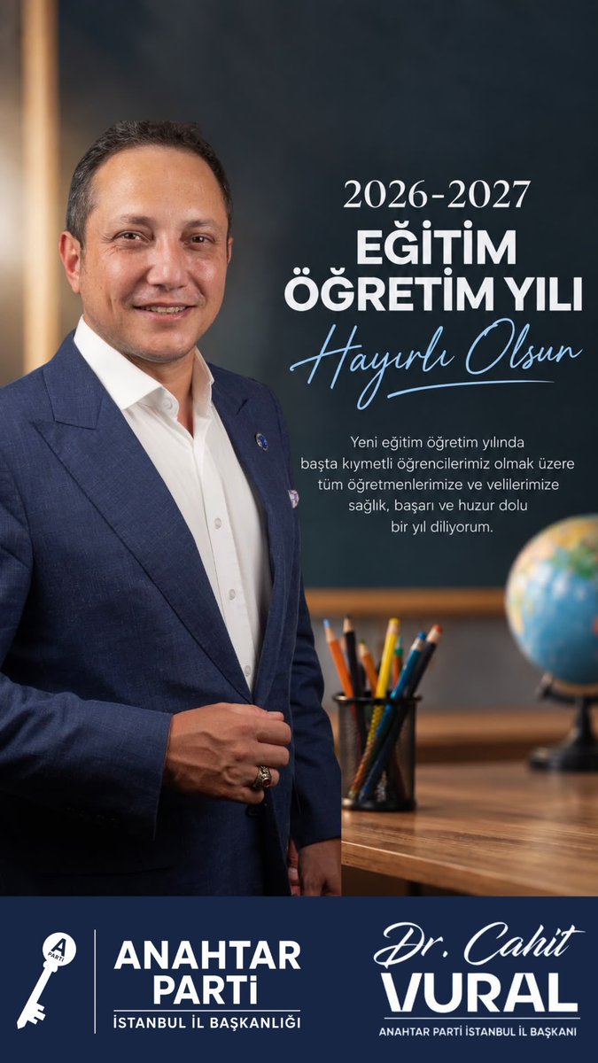 Dr_CahitVural's tweet photo. Yeni bir eğitim-öğretim yılına adım atmanın heyecanını paylaşıyoruz.

Geleceğimizin teminatı öğrencilerimize, onları binbir emekle yetiştiren öğretmenlerimize ve desteklerini esirgemeyen velilerimize başarılarla dolu bir yıl diliyorum.

#YeniEğitimYılı https://t.co/RGOjhlHcK2