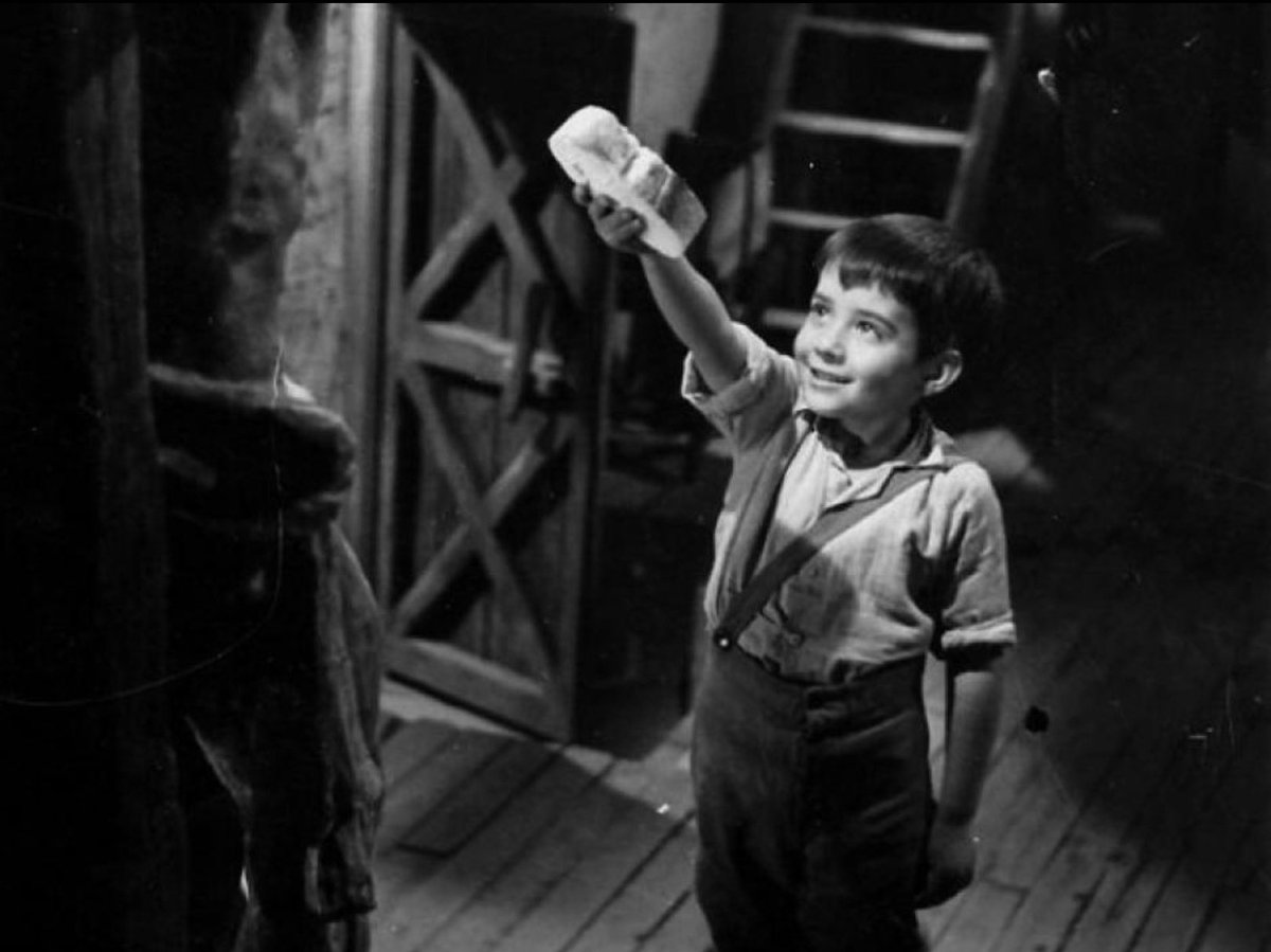 rickack8's tweet photo. The moment Christ asks Marcelino why he brings Him bread, and the relationship develops from there, gets very close to an old Catholic understanding of mystical experience: the supernatural arrives within the ordinary rather than replacing it. Bread. Wine. Hunger. A lonely child. A wooden crucifix—and suddenly the boundary between the visible and invisible becomes very thin.