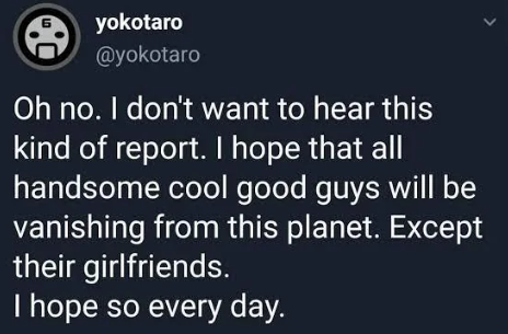 Altret_KnW's tweet photo. Yoko Taro no se va a recuperar de esta https://t.co/i7IFEx2ylT