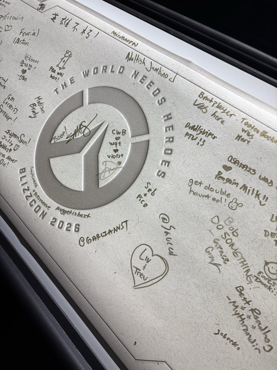 crypticliv's tweet photo. Blizzcon 2026 ! @PlayOverwatch @Blizzard_Ent https://t.co/a6cjfspclQ