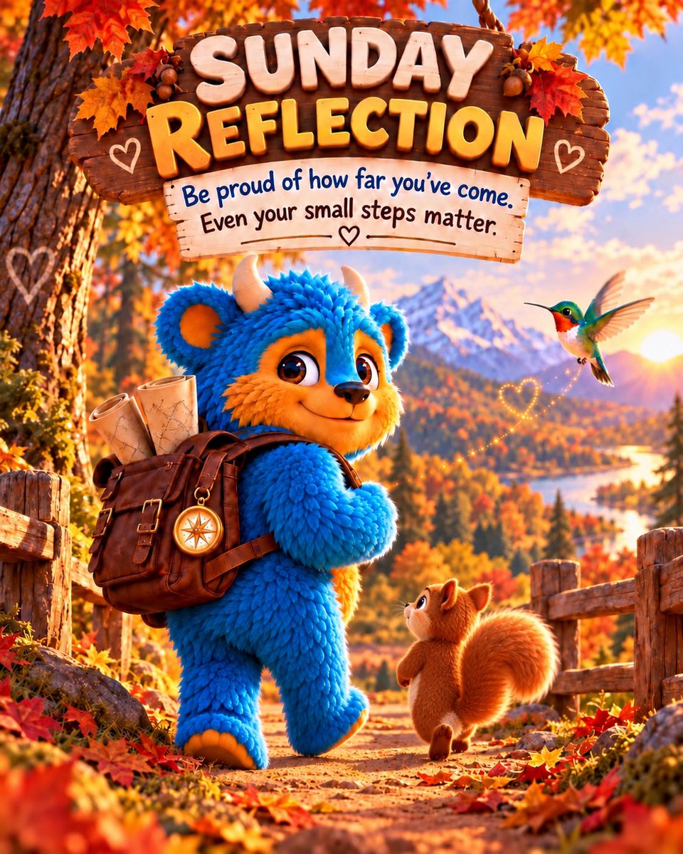 ThetrueCollin's tweet photo. Before another week begins, remember how far you’ve already come. 💙

The small steps mattered.

What’s ONE thing you’re hoping for this week? Tell Loomi below. 👇

Follow along for more little reminders and big adventures. ✨

#LoomisAdventures #SundayReflection https://t.co/SC7BVdAjes