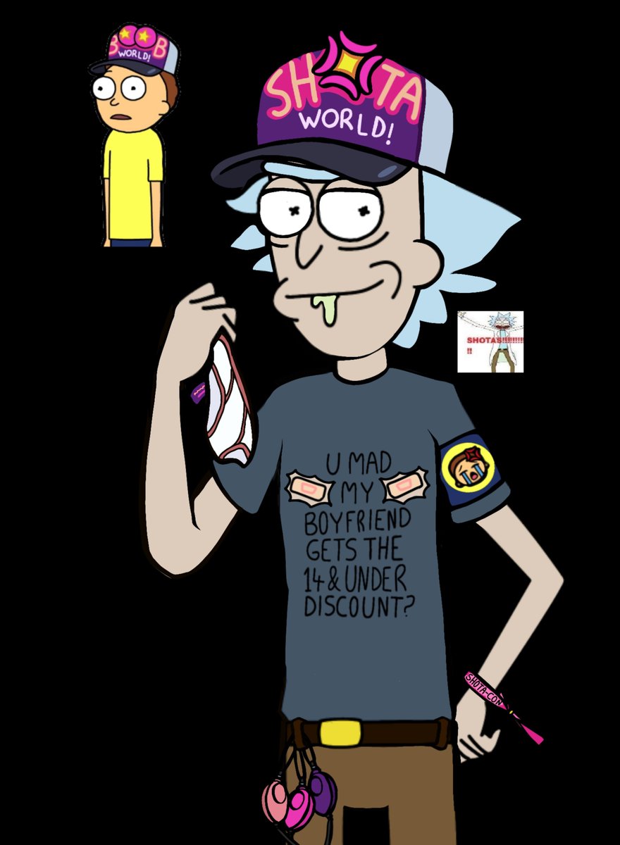 HallmarkR1mjob's tweet photo. IM SHOTA WORLD RIIICKKK!!!!!! I wanna go to shota world........ #pocketmortys #RickandMorty https://t.co/AI8CwrgECb