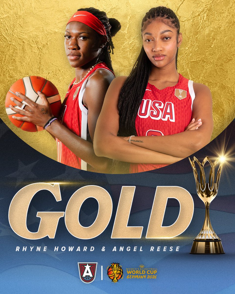 AtlantaDream's tweet photo. Another accolade for the resume 🏆🥇🇺🇸 https://t.co/dZwFHpF7vh