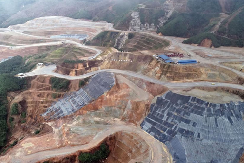La destrucción que provoca el proyecto Mirador, Cordillera del Cóndor.